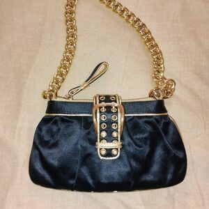Elegant Black and Gold Women's Bag